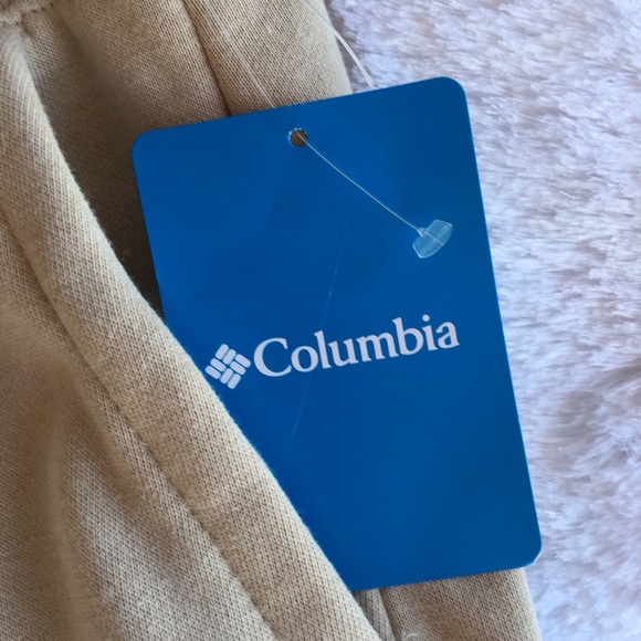 Columbia Taupe Logo Fleece Jogger NWT - Picture 4 of 10